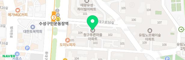 범어청구푸른마을 어린이놀이터 지도 이미지