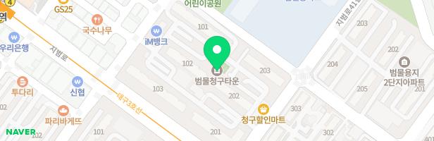 범물청구타운 놀이터 지도 이미지
