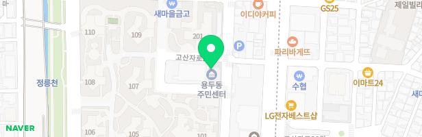 용두두산위브아파트 어린이놀이시설2(105동) 지도 이미지