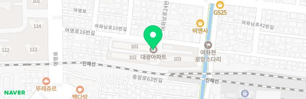 대광아파트 어린이놀이터 지도 이미지