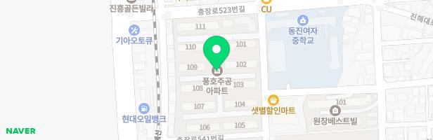 풍호주공아파트 어린이놀이터 지도 이미지