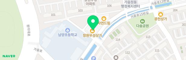 우성아파트 어린이놀이터 108동앞 지도 이미지