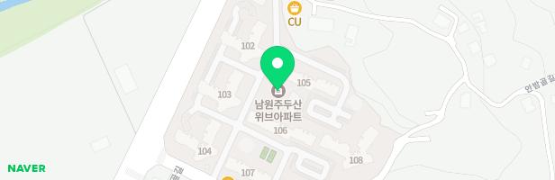 남원주 두산아파트 107동앞놀이터 지도 이미지
