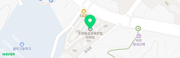 삼성쉐르빌아파트 놀이터 지도 이미지