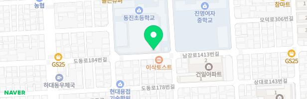 동진초등학교 어린이놀이시설 지도 이미지