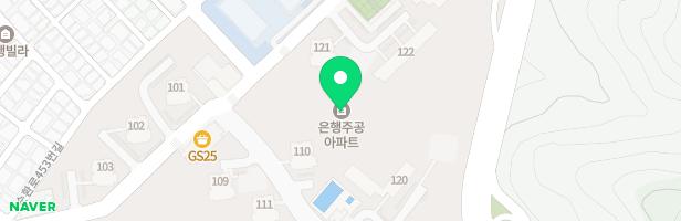 은행주공아파트 104동 놀이터 지도 이미지