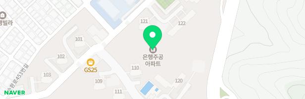 은행주공아파트 116동 놀이터 지도 이미지