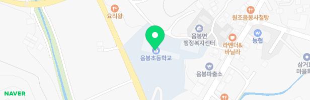음봉초등학교 놀이시설(병설유 통합) 지도 이미지