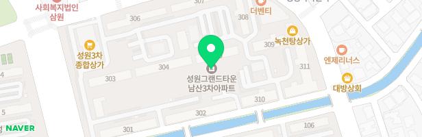 성원3차아파트 어린이놀이터(304동앞) 지도 이미지