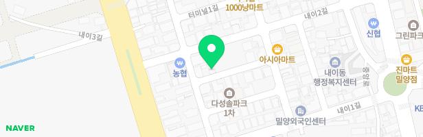 내이동 제2 어린이 놀이터 지도 이미지