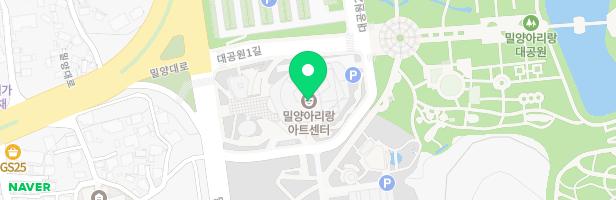 밀양아리랑대공원 큰 놀이터 지도 이미지