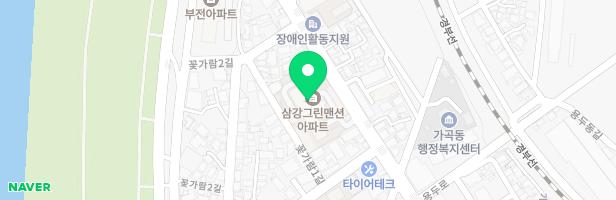 삼강그린아파트 놀이시설 지도 이미지