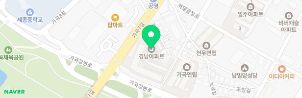 경남아파트 놀이시설 지도 이미지