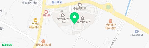 춘광2차아파트 어린이놀이터 지도 이미지