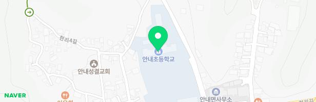 안내초등학교 놀이터 지도 이미지