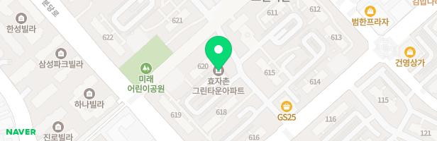 효자촌6단지 그린타운 제6 지도 이미지
