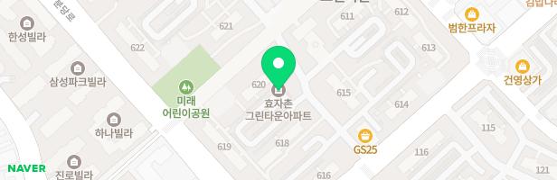 효자촌6단지 그린타운 제7 지도 이미지