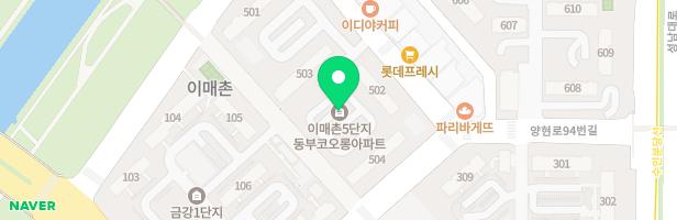 동부코오롱아파트 관리동옆 지도 이미지