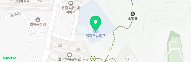 진제초등학교 놀이시설 지도 이미지