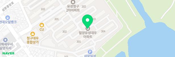밀양 대우아파트 지도 이미지