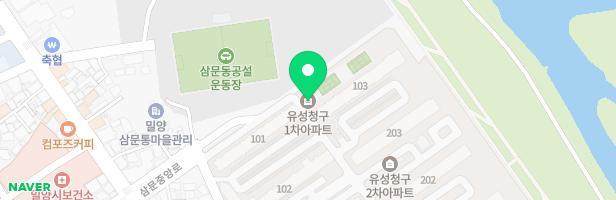 유성청구2차아파트 지도 이미지