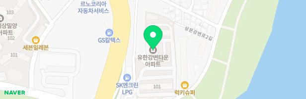 유한강변 어린이놀이터 지도 이미지
