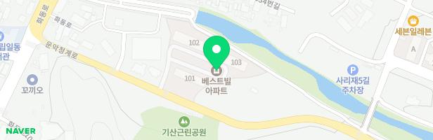 기산 베스트빌아파트 놀이터 지도 이미지