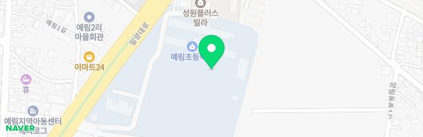 예림초등학교 병설유치원 놀이터 지도 이미지