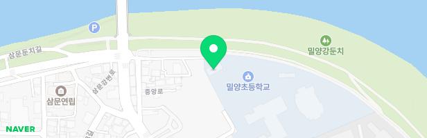 밀양초병설유치원 어린이 놀이시설 지도 이미지