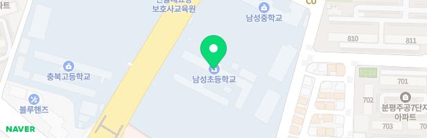남성초등학교 운동장 놀이터 지도 이미지