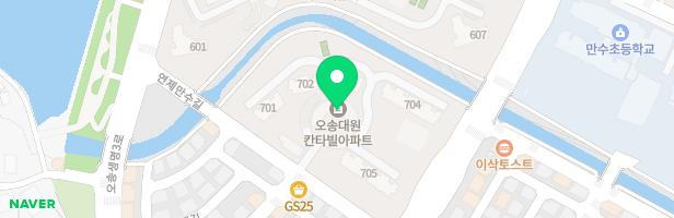 대원칸타빌아파트내 놀이터 지도 이미지