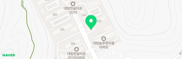 유강유치원 어린이놀이시설 지도 이미지