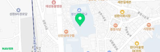 성신초등학교 병설유치원 놀이시설 지도 이미지