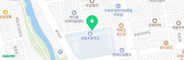 송림초등학교 어린이놀이시설 지도 이미지