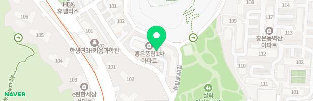 홍은풍림아파트(풍림1차) 어린이놀이터 지도 이미지