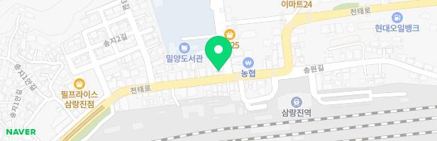 삼랑진초병설유치원 어린이 놀이시설 지도 이미지