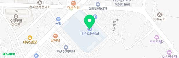 내수초등학교병설유치원놀이터 지도 이미지