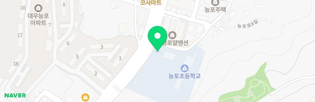 능포초등 병설유치원 놀이시설 지도 이미지