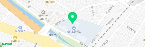 북성초등학교 병설유치원 어린이놀이시설 지도 이미지