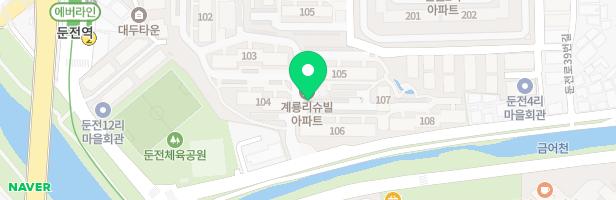 금전마을 계룡리슈빌아파트 어린이 놀이시설(105동 뒤) 지도 이미지