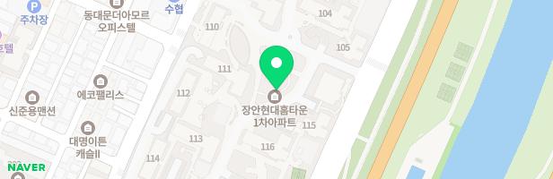 장안현대홈타운아파트 어린이놀이시설2(105동) 지도 이미지