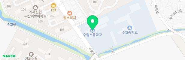수월초등학교 놀이시설(병설유치원겸용) 지도 이미지