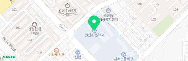 목포연산초등학교 놀이시설 지도 이미지