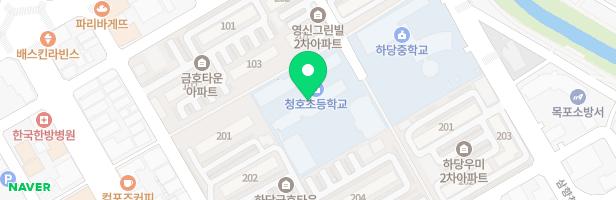 목포청호초등학교놀이시설 지도 이미지