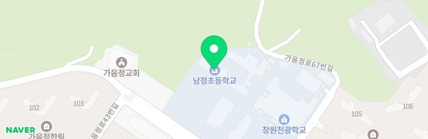 남정초등학교 어린이놀이시설 지도 이미지