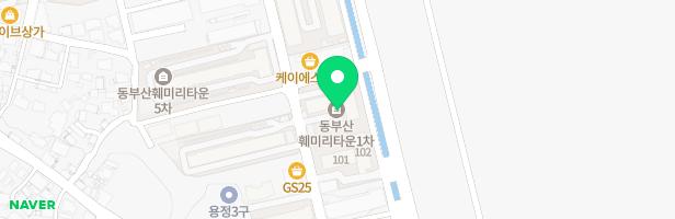 동부산훼미리1차아파트 어린이놀이터 지도 이미지