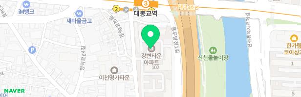 이천 강변타운 어린이놀이터 지도 이미지