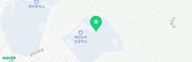 예천남부초등학교 어린이놀이시설 지도 이미지