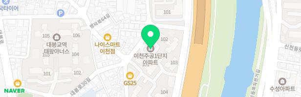 이천주공1단지 제2놀이터(102동) 지도 이미지