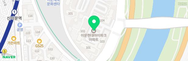 이문현대아파트 어린이놀이시설3(102동) 지도 이미지